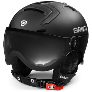 [21/22] 브리코 변색 바이저 헬멧 BRIKO STROMBOLI VISOR PHOTO 2.0 SHINY MATT BLACK