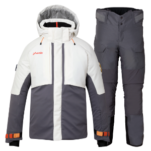 2324 피닉스 남성 스키복 PHENIX Alpine Active GTX Jacket+Alpine Satellite GTX Cargo Pants - White